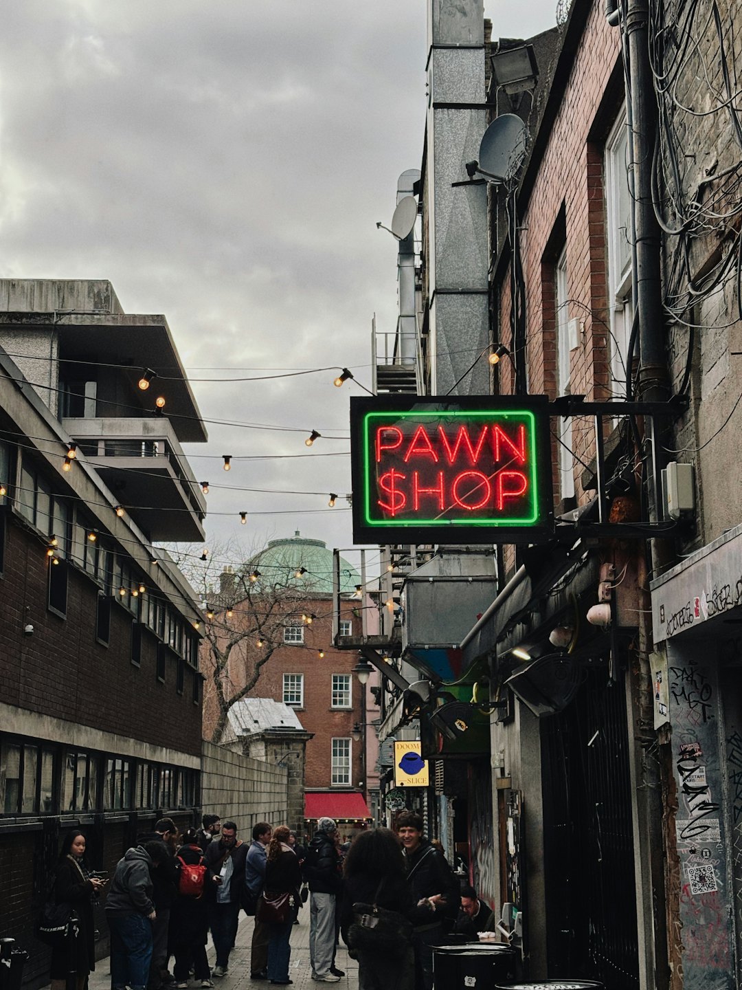 Image of Pawn Shop Sign - Premium Loan Services Image of Pawn Shop Sign